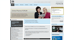 Desktop Screenshot of online-pharma-forum.de